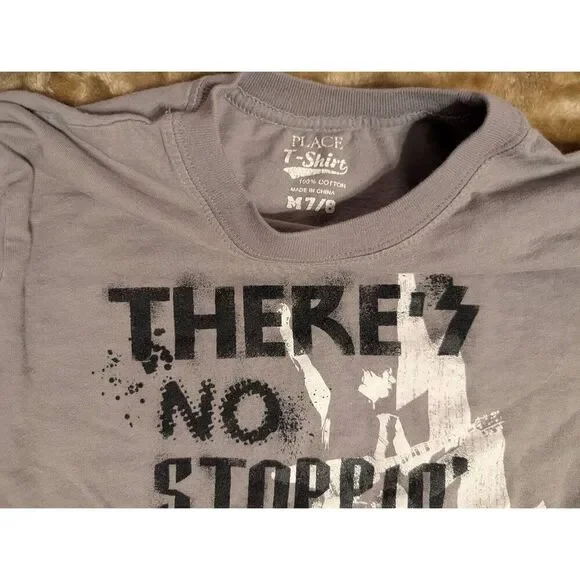 Boys Children's Place Bundle, Two Rock-N-Roll Lightweight Long sleeve T-Shirts w - Picture 4 of 10